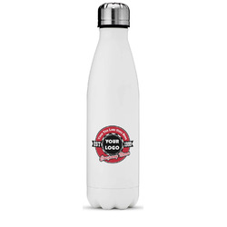 Logo & Tag Line Water Bottle - 17 oz. - Stainless Steel - Full Color Printing (Personalized)