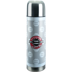 Logo & Tag Line Stainless Steel Thermos (Personalized)