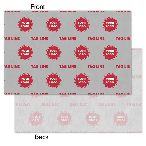Logo & Tag Line Tissue Paper - Heavyweight - Small - Front & Back