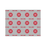 Logo & Tag Line Tissue Paper Sheets - Medium - Lightweight (Personalized)
