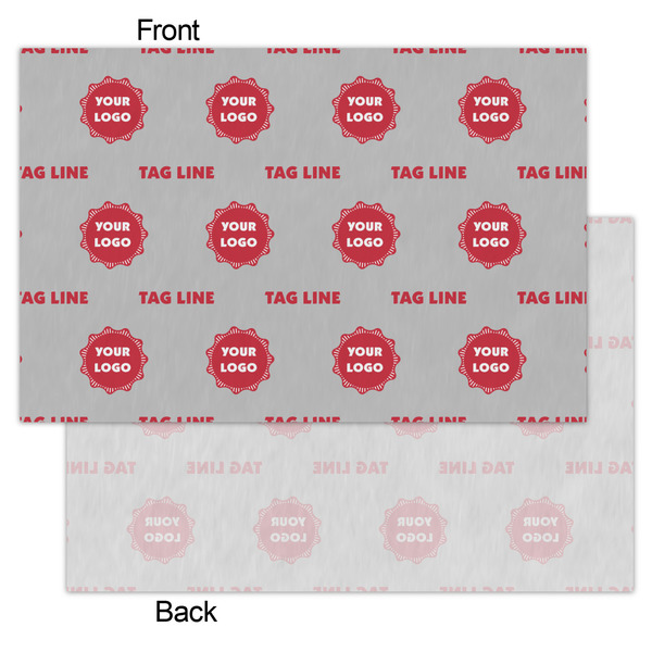 Logo & Tag Line Tissue Paper - Lightweight - Small - Front & Back