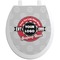 Logo & Tag Line Toilet Seat Decal (Personalized)