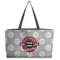 Logo & Tag Line Beach Totes Bag - w/ Black Handles w/ Logos