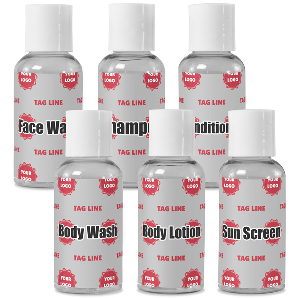 Custom Logo & Tag Line Travel Bottles (Personalized)