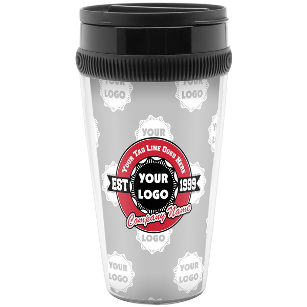 Custom Logo & Tag Line Acrylic Travel Mug without Handle (Personalized)