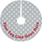 Logo & Tag Line Tree Skirt (Personalized)