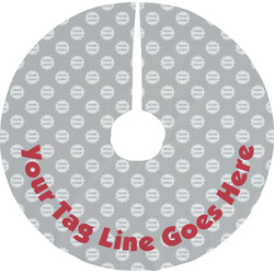 Logo & Tag Line Tree Skirt (Personalized)