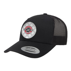 Logo & Tag Line Trucker Hat - Black (Personalized)