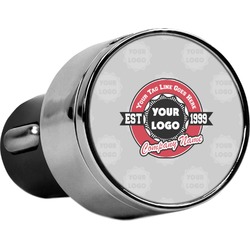 Logo & Tag Line USB Car Charger (Personalized)