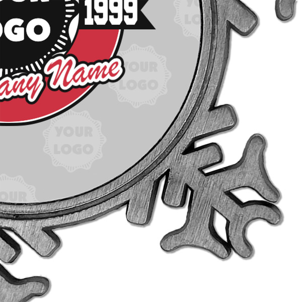 Logo & Tag Line Vintage Snowflake - Detail