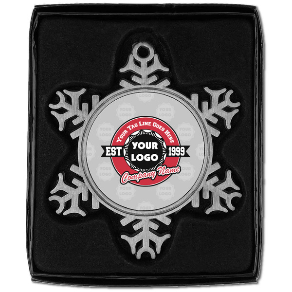 Logo & Tag Line Vintage Snowflake - In box