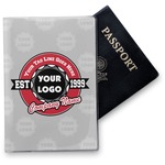 Logo & Tag Line Passport Holder - Vinyl Cover w/ Logos