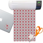 Logo & Tag Line Sticker Vinyl Sheet - Permanent Adhesive