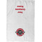 Logo & Tag Line Waffle Towel - Partial Print - Approval Image