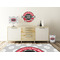 Logo & Tag Line Wall Graphic Decal Wooden Desk