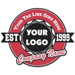 Logo & Tag Line Graphic Decal - Custom Sizes (Personalized)