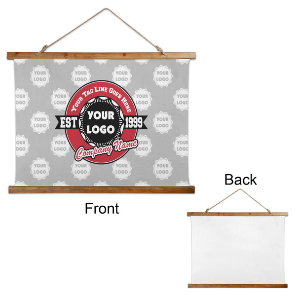 Logo & Tag Line Wall Hanging Tapestry - Landscape - APPROVAL