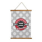 Logo & Tag Line Wall Hanging Tapestry w/ Logos