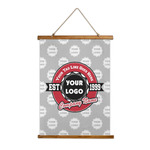 Logo & Tag Line Wall Hanging Tapestry w/ Logos