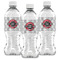 Logo & Tag Line Water Bottle Labels - Front View