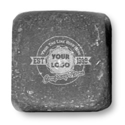 Logo & Tag Line Whiskey Stone Set - Set of 3 (Personalized)