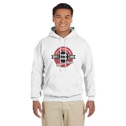 Logo & Tag Line Hoodie - White (Personalized)