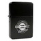 Logo & Tag Line Windproof Lighters - Black - Front/Main