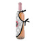 Logo & Tag Line Wine Bottle Apron - DETAIL WITH CLIP ON NECK
