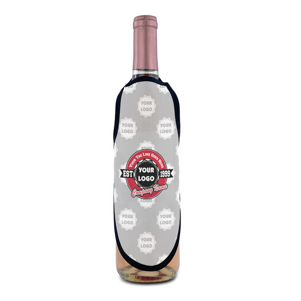 Logo & Tag Line Wine Bottle Apron - IN CONTEXT