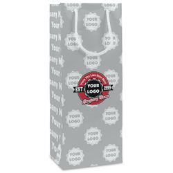 Logo & Tag Line Wine Gift Bags - Matte w/ Logos
