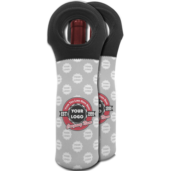 Logo & Tag Line Wine Tote Bag - MAIN