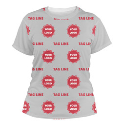 Logo & Tag Line Women's Crew T-Shirt (Personalized)