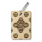 Logo & Tag Line Wood Luggage Tags - Rectangle - Front/Main