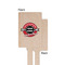 Logo & Tag Line Wooden 6.25" Stir Stick - Rectangular - Single - Front & Back