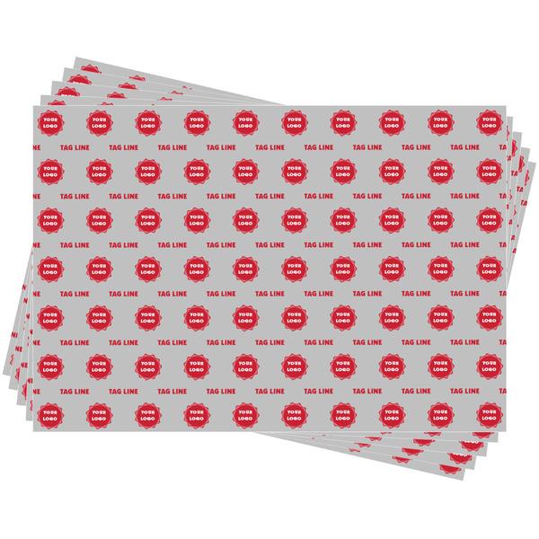 Logo & Tag Line Wrapping Paper - 5 Sheets Approval