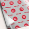 Logo & Tag Line Wrapping Paper - 5 Sheets