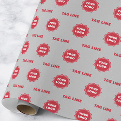 Logo & Tag Line Wrapping Paper Roll - Large - Matte (Personalized)