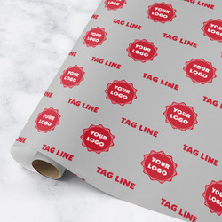 Logo & Tag Line Wrapping Paper Roll - Medium - Satin (Personalized)
