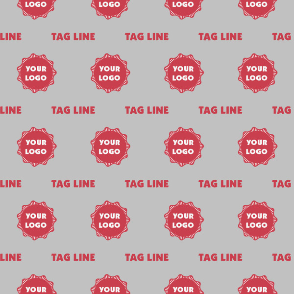 Logo & Tag Line Wrapping Paper Square