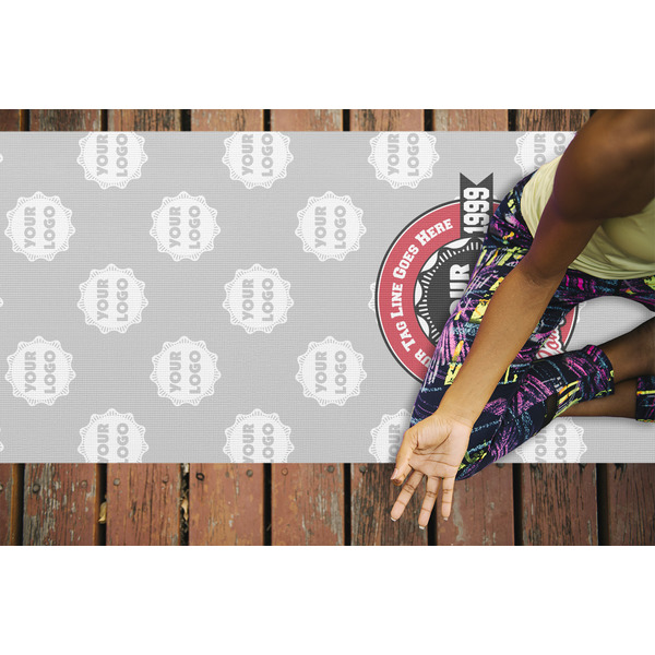 Logo & Tag Line Yoga Mats - LIFESTYLE