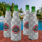 Logo & Tag Line Zipper Bottle Cooler - Set of 4 - LIFESTYLE