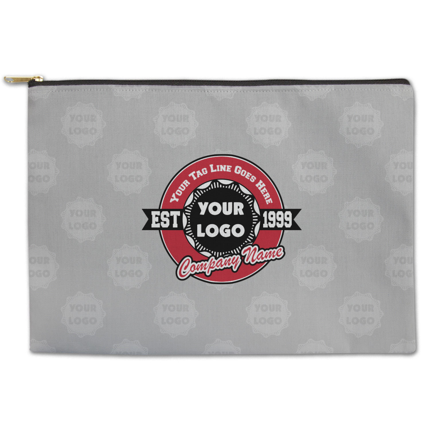 Logo Sublimated Zippered Pouches
