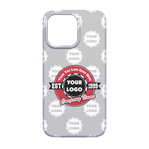 Logo & Tag Line iPhone 13 Case - Back