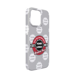 Logo & Tag Line iPhone Case - Plastic - iPhone 13 Mini (Personalized)