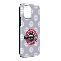 Logo & Tag Line iPhone Case - Rubber Lined - iPhone 13 Pro Max (Personalized)