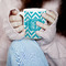 Pixelated Chevron 11oz Coffee Mug - LIFESTYLE
