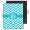 Pixelated Chevron 11x14 Wood Print - Front & Back View