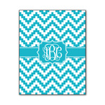Pixelated Chevron Wood Print - 11x14 (Personalized)