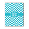 Pixelated Chevron Wood Print - 11x14 (Personalized)