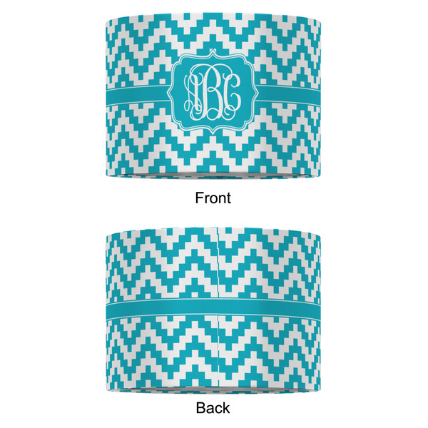 Pixelated Chevron 12" Drum Lampshade - APPROVAL (Fabric)